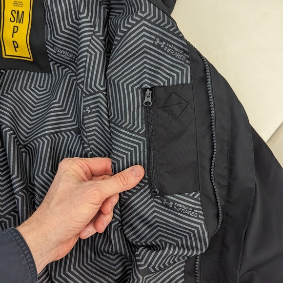 UA Storm ColdGear® Infrared Down 3-in-1 Jacket Snowboard Ski Jacket w/Down Liner - Picture 11 of 16